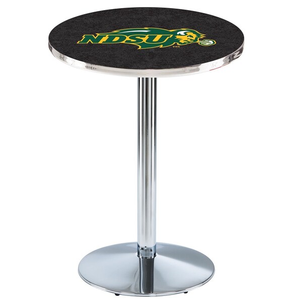 42" Chrome North Dakota State Pub Table